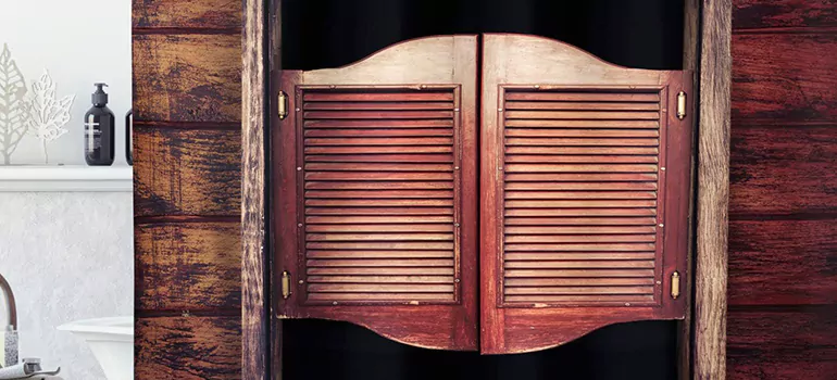 Installing Saloon Door Hinges in Vero Beach, FL